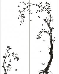 Пескоструйный рисунок Дерево 421